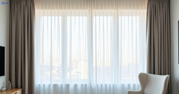 Restored vibrant drapes in yaroomba QLD after Matty Curtain Cleaning